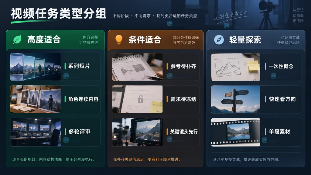 高可控视频任务类型分组原创说明图