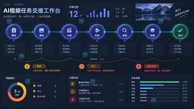 LibTV适合单人还是团队做AI视频？用交接次数判断