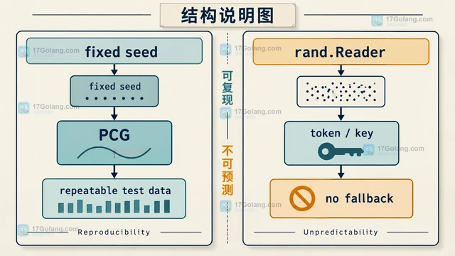 Go crypto/rand区分安全随机与伪随机种子的选择方法