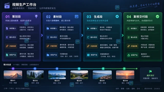 LibTV视频工作流适不适合镜头级追踪？看四段生产链路
