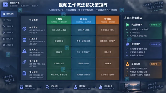 LibTV视频工作流值不值得替换现有流程？先做一次平行试跑