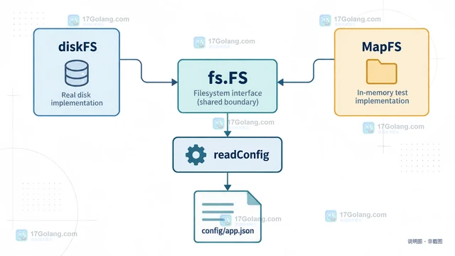 Go testing/fstest用 MapFS 构造轻量文件测试的实践示例