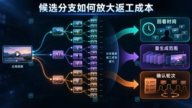 LibTV无限画布项目为什么返工越来越贵？从分支数量估算隐性成本