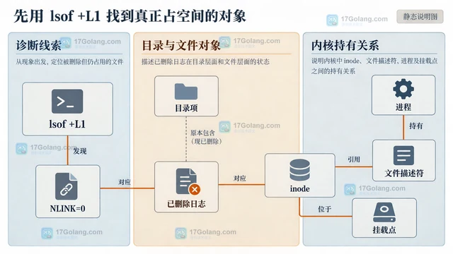 Linux lsof发现被删除但仍占用的日志文件