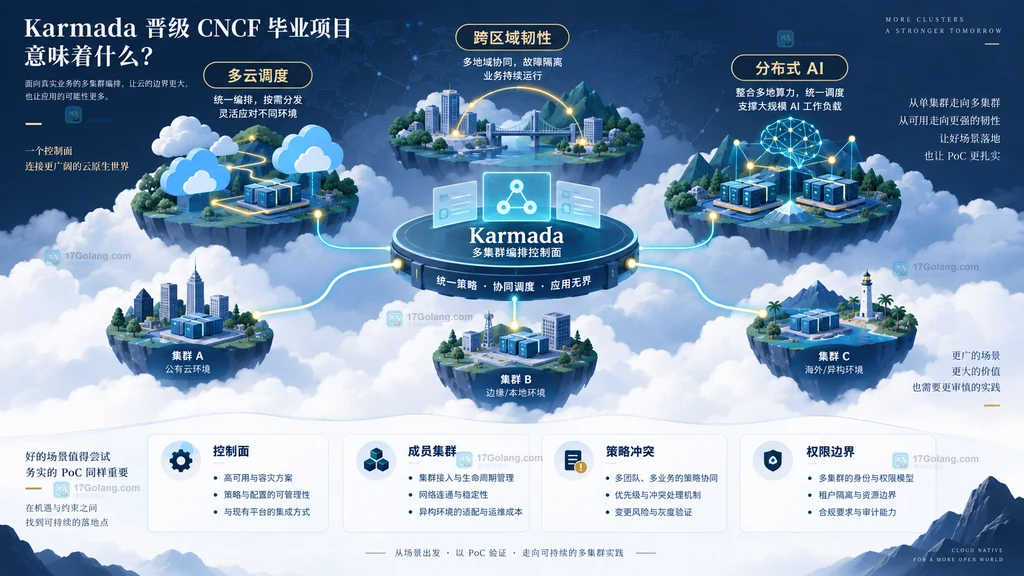 Karmada 多集群编排适用场景与验证约束说明图