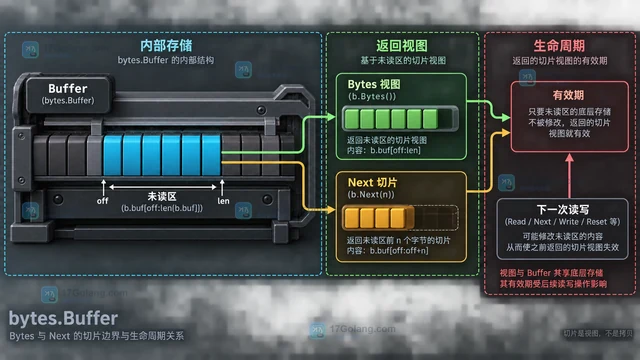 Go bytes.Buffer Next 为什么会改变后续 Len