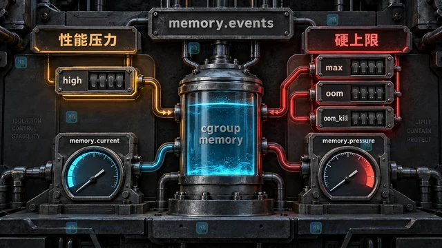 cgroup v2 memory.high 与 memory.max 有什么区别