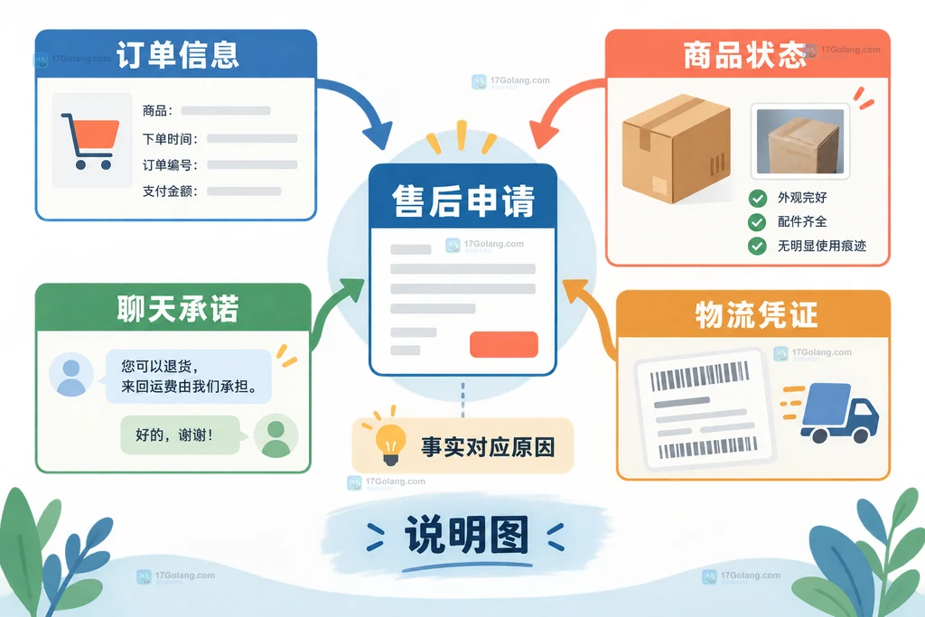 网络购物退货运费判断关系说明图:质量问题、无理由退货与商家约定分别对应不同承担路径