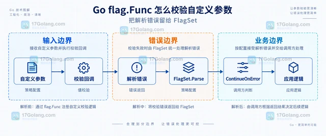 Go flag.Func 怎么校验自定义参数