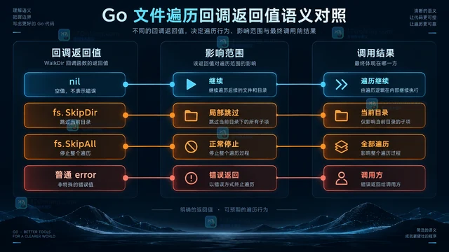 Go fs.WalkDir 怎么提前结束全部遍历