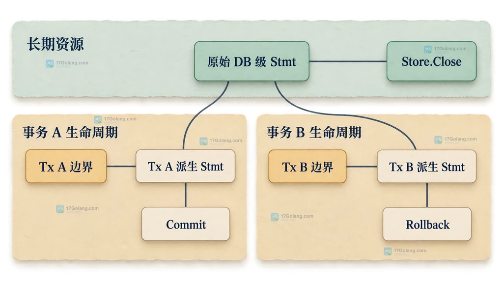 PHP Lazy Ghost 与 Lazy Proxy 的初始化回调、原地实体和真实实例关系说明图