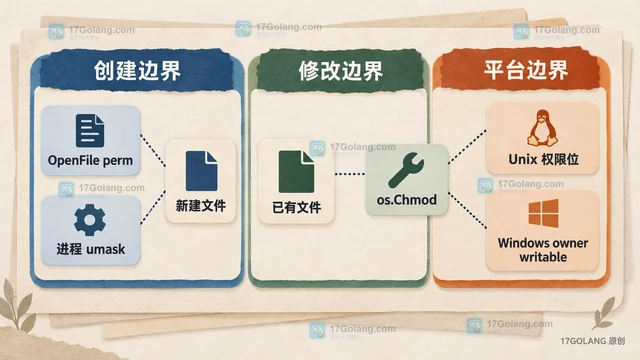 Go 文件权限 umask 与 Chmod 结果的关系