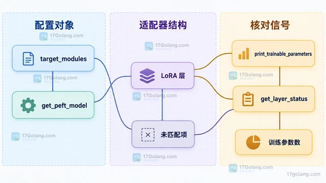 PEFT LoRA 怎么选择 target_modules