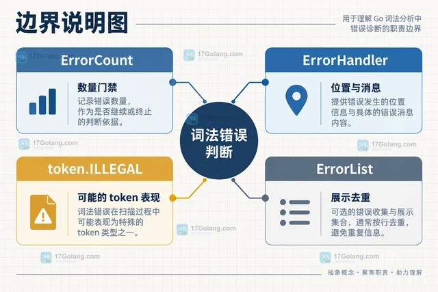 Go scanner.Scanner.ErrorCount 怎么统计源码词法错误