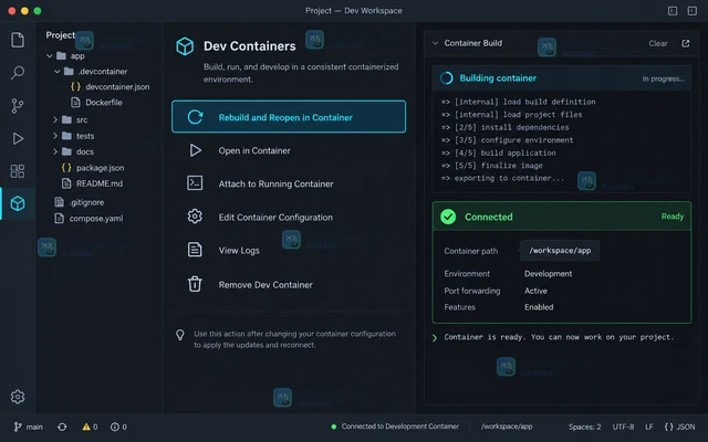 VS Code Dev Containers 修改配置后怎么完整重建容器