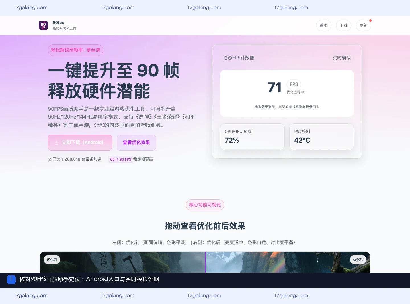 90fps画质渲染管线和VSync自适应怎么看？页面调试信息与实际效果边界