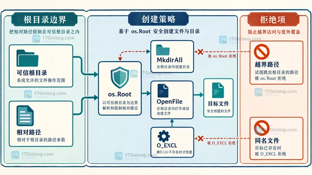 Go os.Root 怎么安全创建相对路径文件
