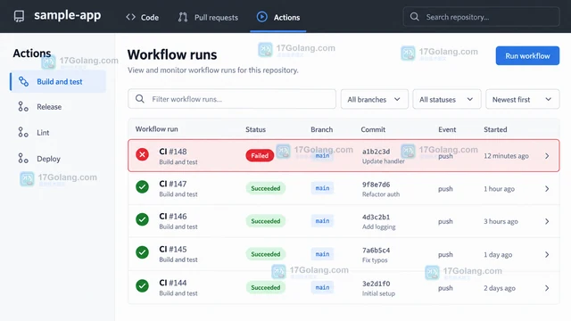 GitHub Actions 怎么手动重跑单个失败任务