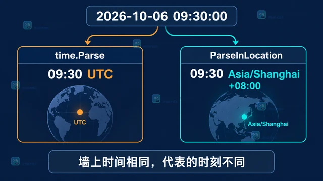 Go time.ParseInLocation 怎么解释不带时区的本地时间