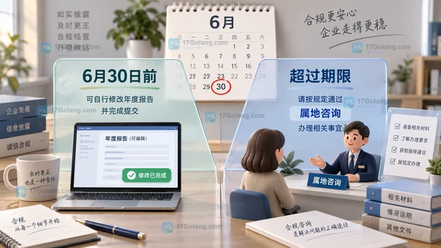 企业信用信息公示年报怎么修改
