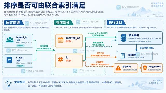 联合索引列顺序怎么定：从等值、范围到排序逐项判断