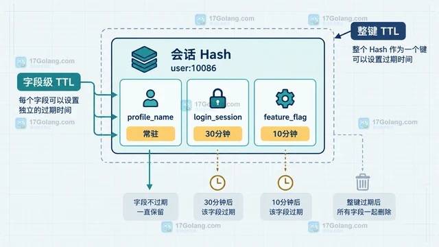 Hash 字段级过期适合哪些会话与属性缓存场景