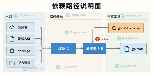 go mod tidy 为什么会加入看似未使用的模块
