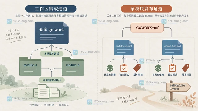 go.work 应不应该提交到仓库，团队协作边界如何定