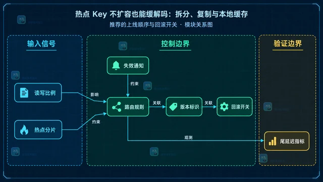 热点 Key 不扩容也能缓解吗：拆分、复制与本地缓存