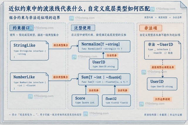 近似约束中的波浪线代表什么，自定义底层类型如何匹配