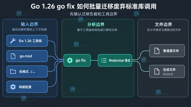 Go 1.26 go fix 如何批量迁移废弃标准库调用