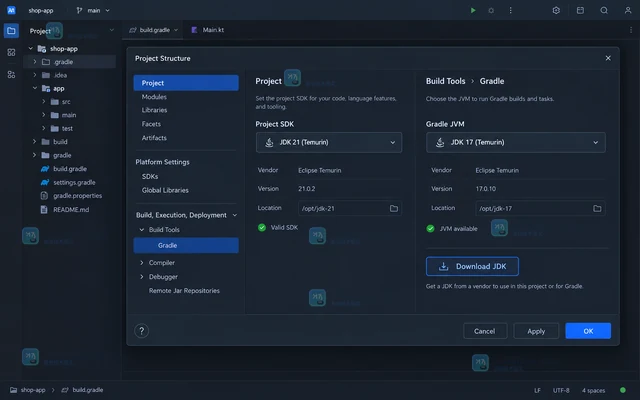 JetBrains IDE 怎样让 Gradle Toolchain 自动下载缺失 JDK