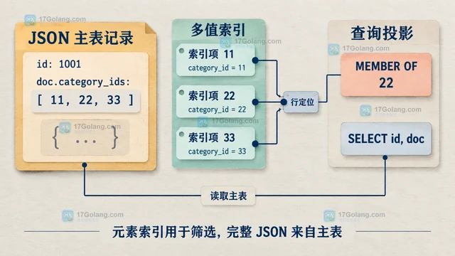 MySQL 多值索引为什么不能覆盖返回 JSON 数组