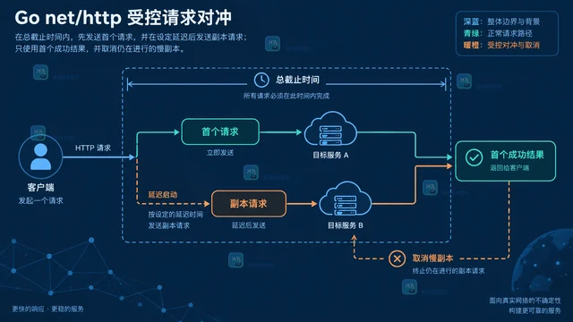 Go net/http 如何实现受控请求对冲并取消慢副本