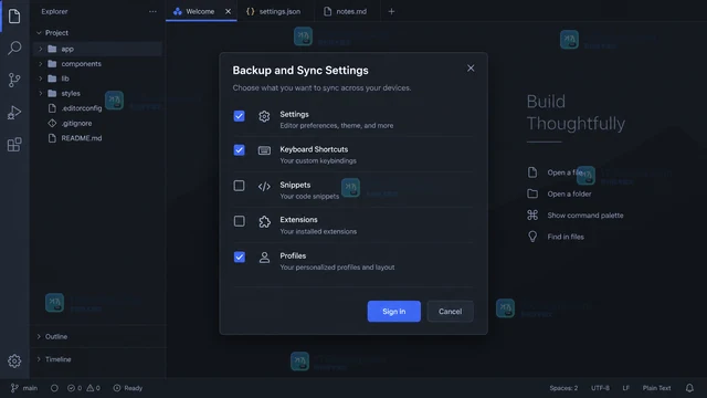 VS Code Settings Sync 选择性同步工作区设置