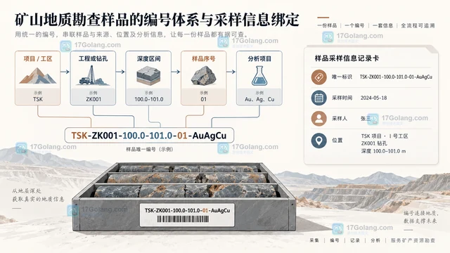 矿山地质勘查样品的编号与流转记录方法