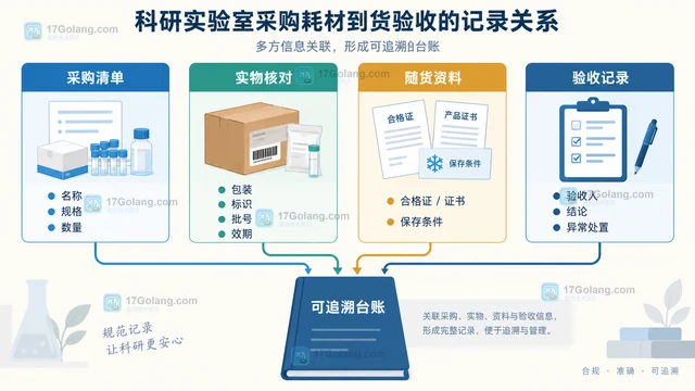 科研实验室采购耗材时的批号与验收记录