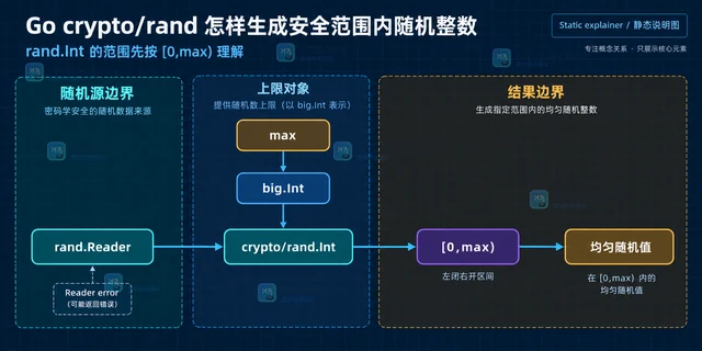 Go crypto/rand 怎样生成安全范围内随机整数