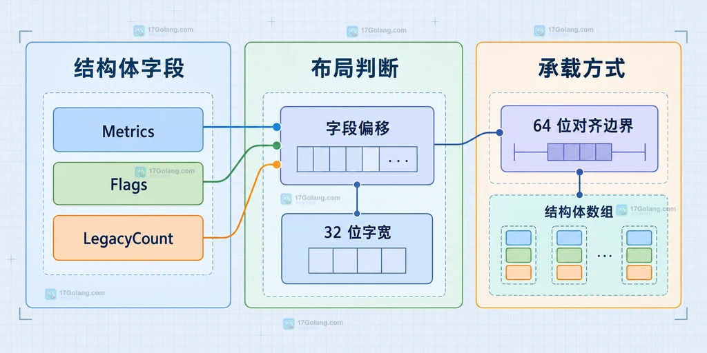 旧式 LoadUint64 与 atomic.Uint64 类型化字段的结构关系对比图