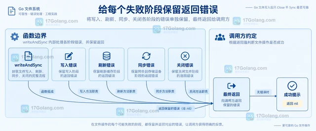 Go 文件写入后只 Close 不 Sync 是否可靠