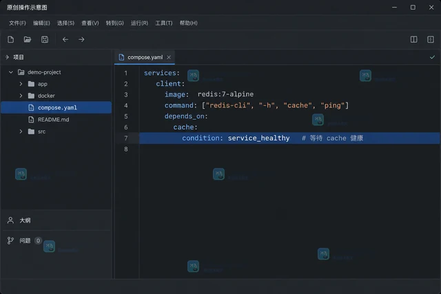 Docker Compose 怎样让服务等待健康检查