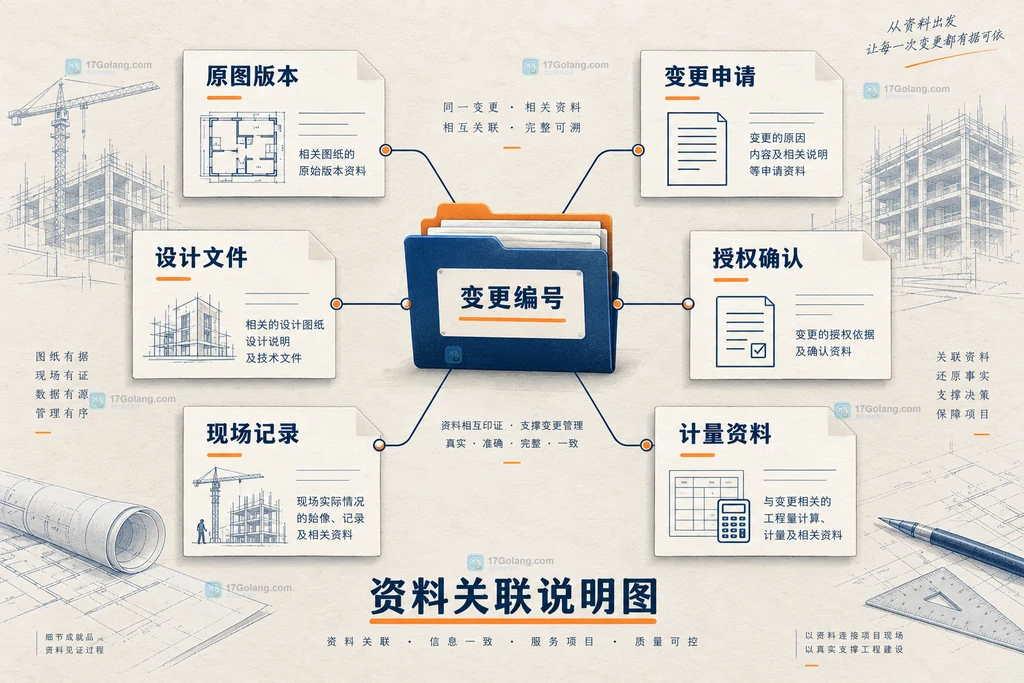 设计变更资料关联说明图