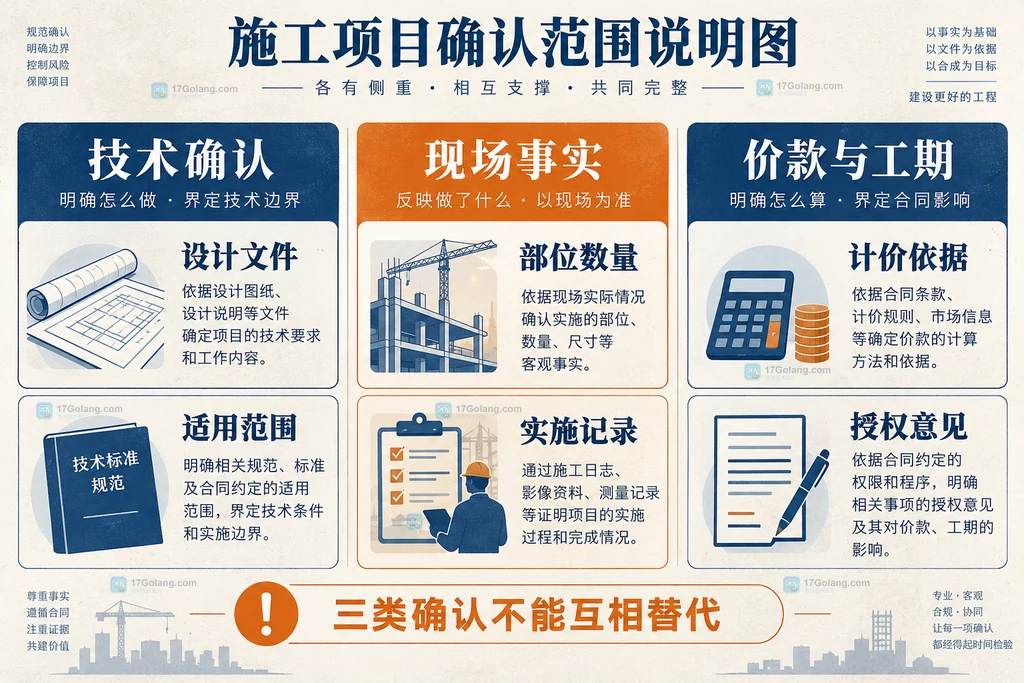技术事实与商务确认范围说明图