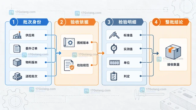 制造企业委外加工验收单如何设置质量字段