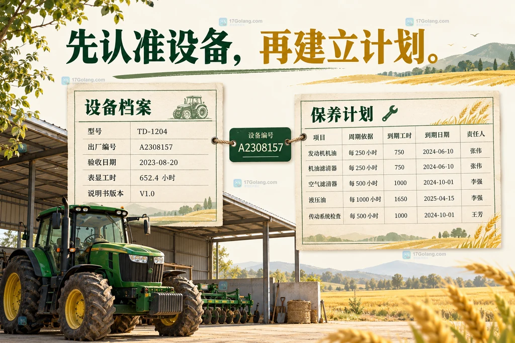 设备档案与保养计划通过设备编号关联