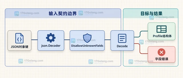 Go 怎样拒绝 JSON 中未声明字段