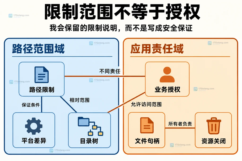 路径范围、业务授权与句柄资源的静态边界