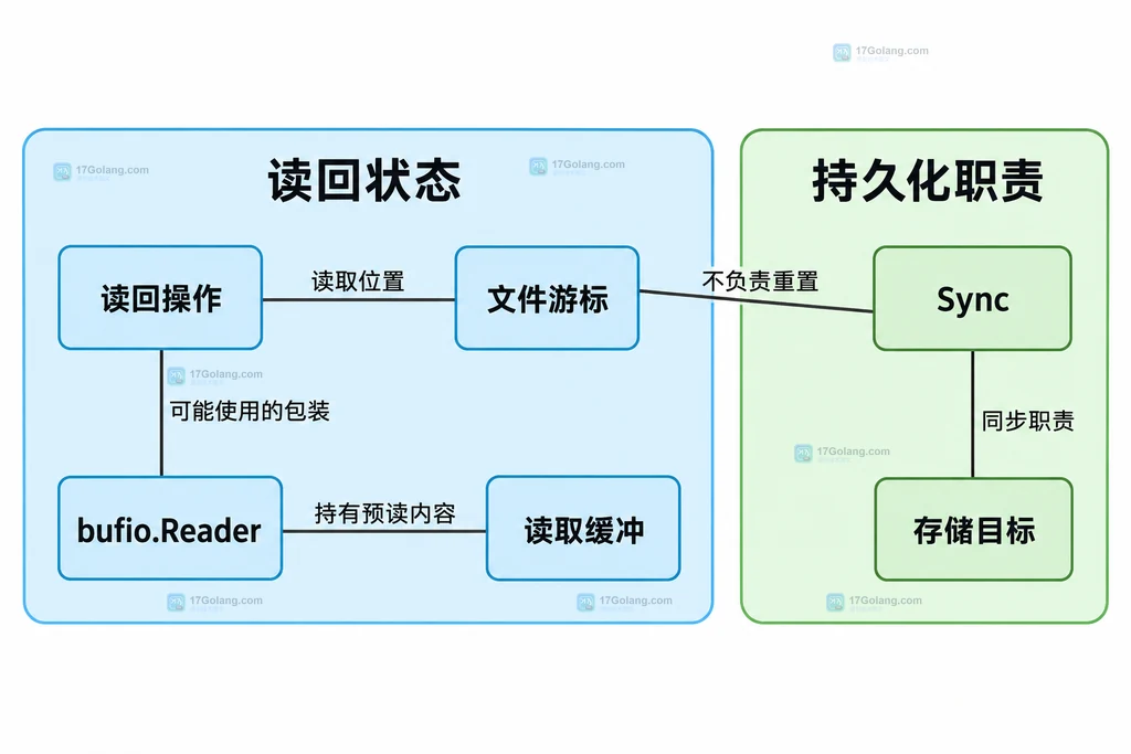 读取状态与持久化目标的边界