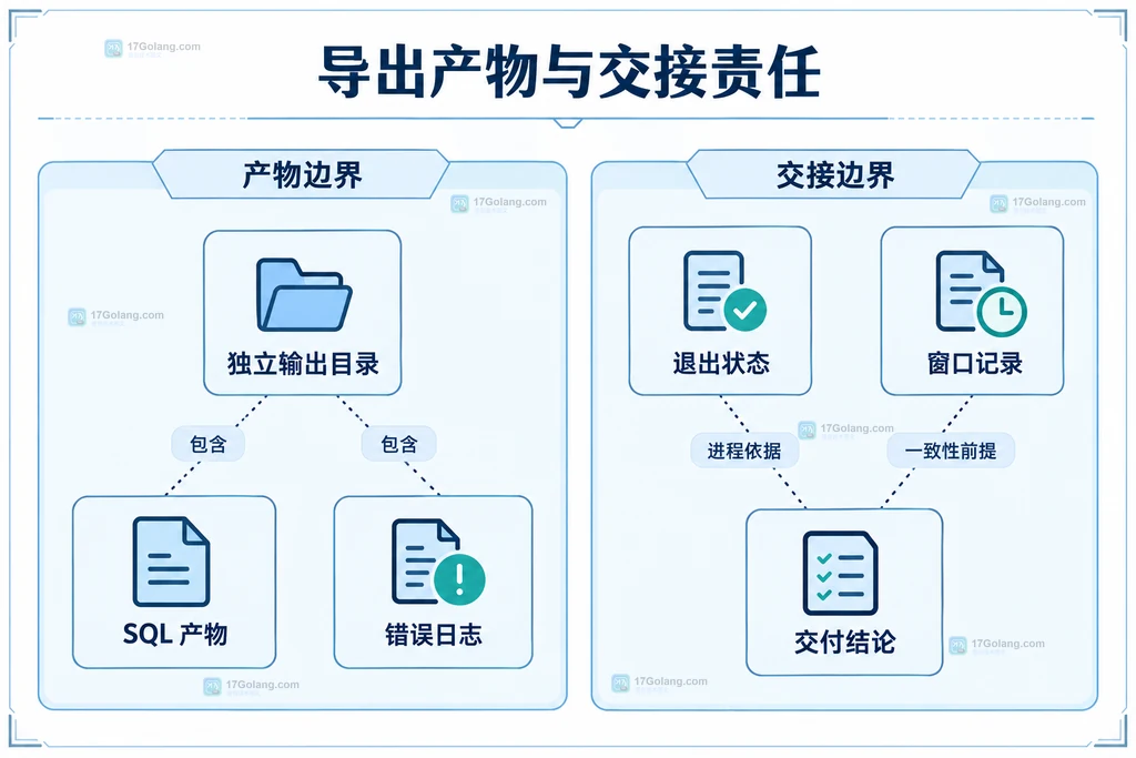 导出产物和交付责任的静态组成关系