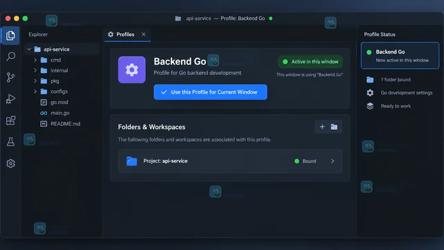 VS Code 怎样用配置文件隔离不同项目